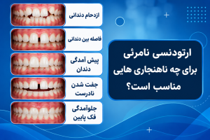 ارتودنسی نامرئی برای چه ناهنجاری هایی مناسب است؟