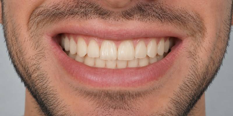 بعد از درمان ارتودنسی نامرئی، کیس اول