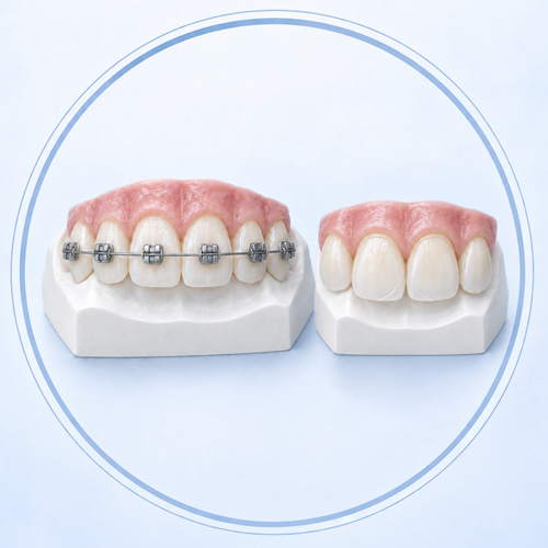 ارتودنسی بهتر است یا لمینت